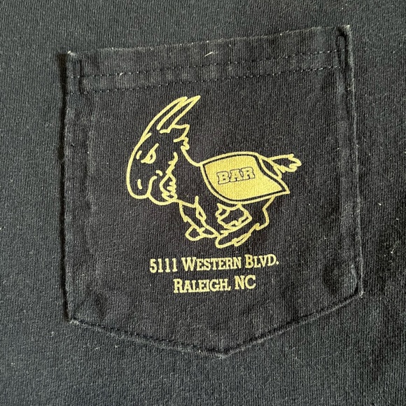 Goat Bar (Raleigh, NC) navy size medium tshirt - Picture 2 of 4